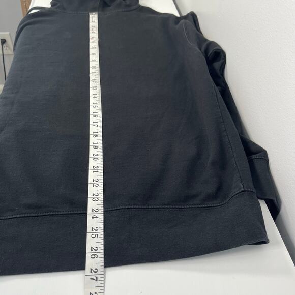 True Religion Pullover Hoodie Sweatshirt Men's M Embroidered TR Box Logo Black - Picture 8 of 9